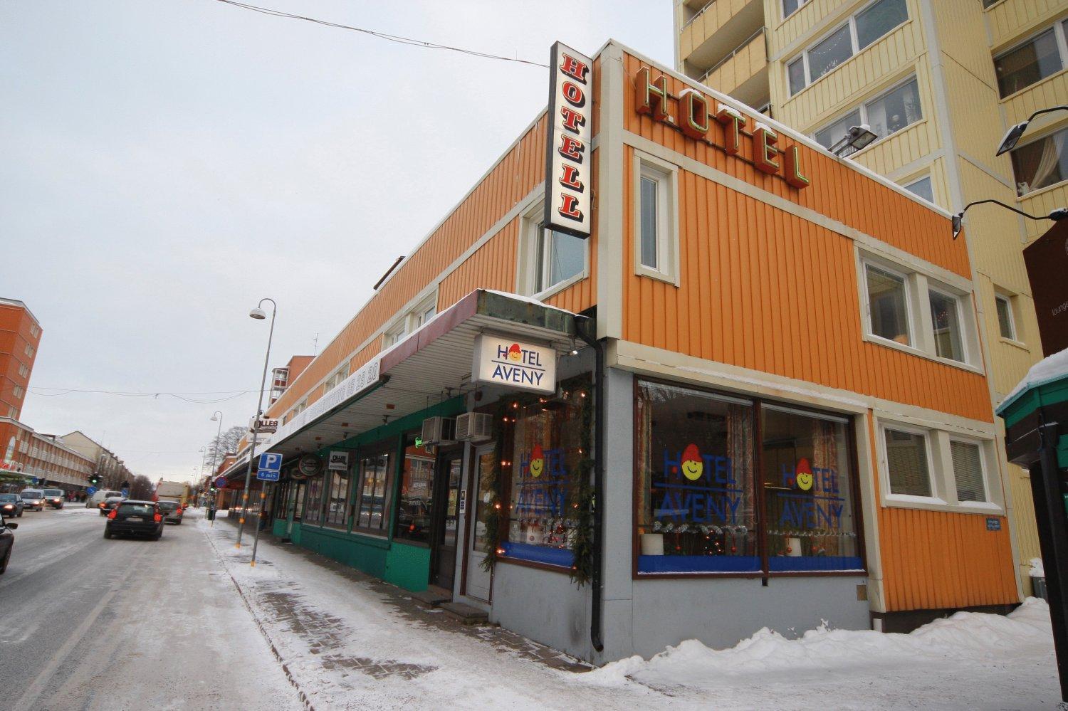 Hotel Aveny Bed & Breakfast Gävle Exterior foto